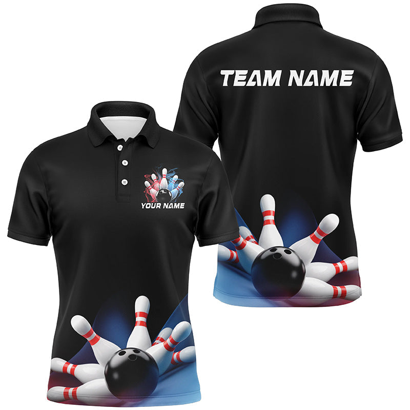 Custom Bowling Shirts For Men, Bowling Uniform Patriotic Bowling Team Shirt IPHW7370