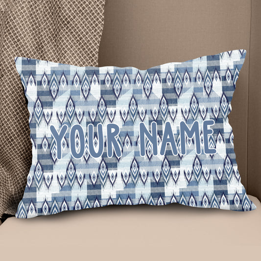 Denim Patchwork Vintage Custom Throw Pillow Personalized Cool Golf Gifts LDT1133