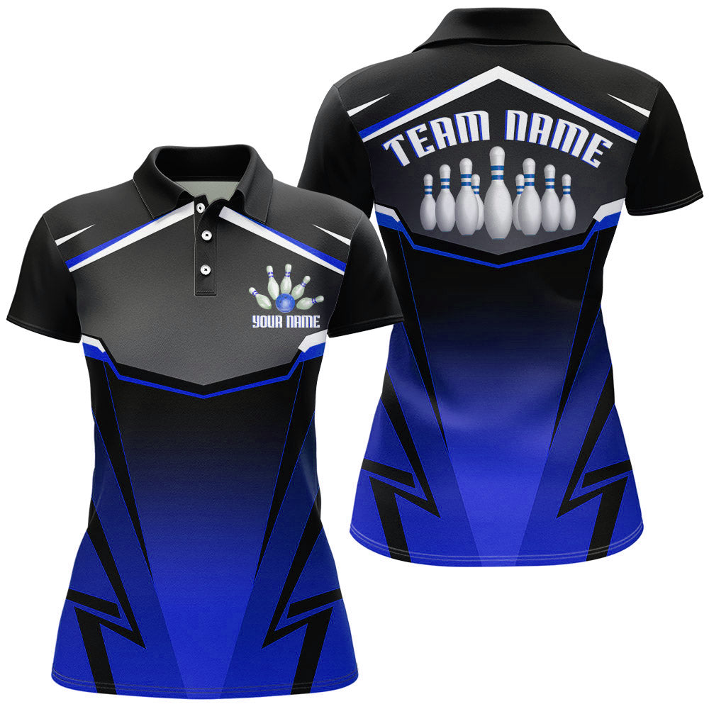Custom Bowling Shirt for Women Bowling Jersey Bowling Team League Polo Shirt QZT140