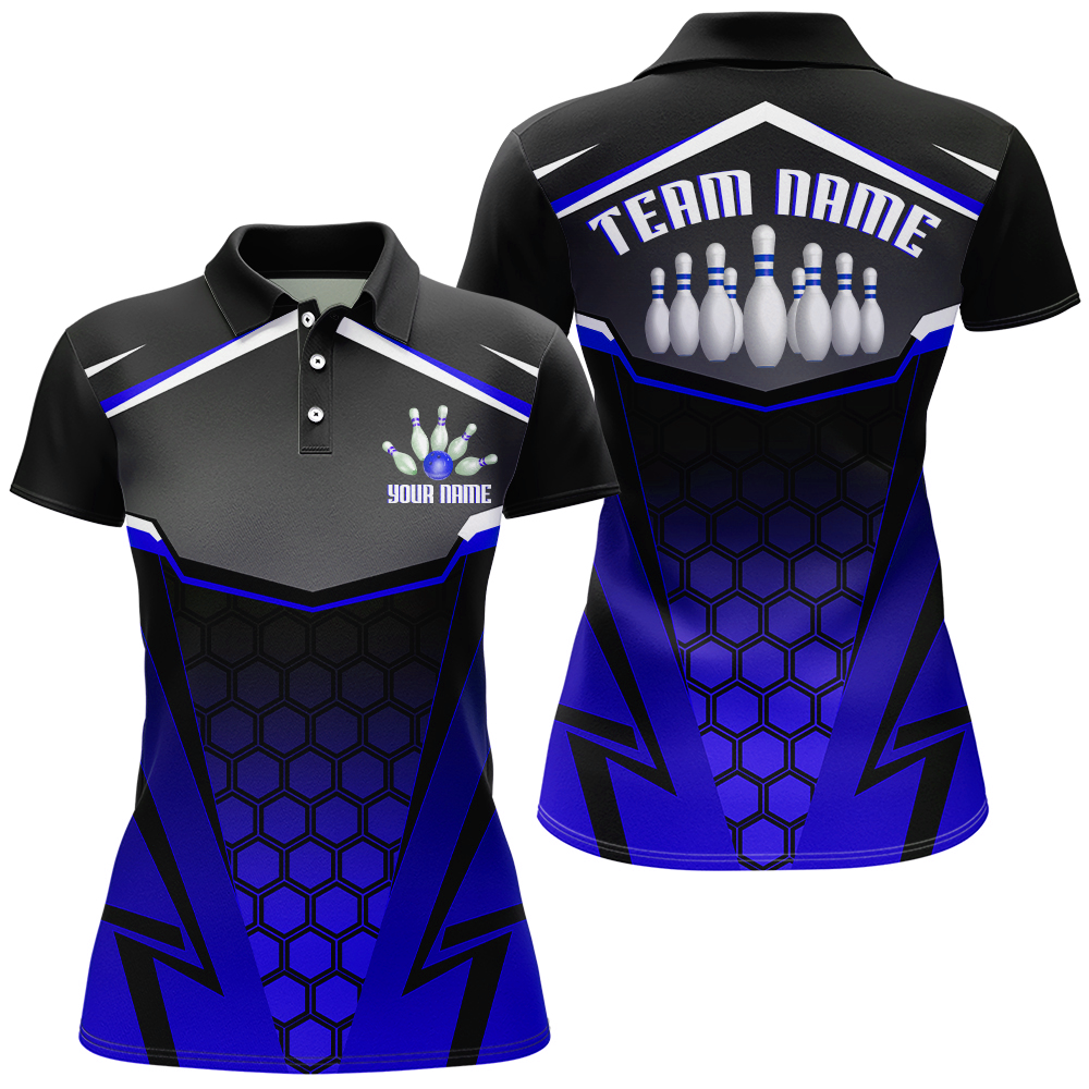 Personalized Bowling Shirt Bowling Team League Women Bowling Jersey Polo Shirt Unisex QZT265