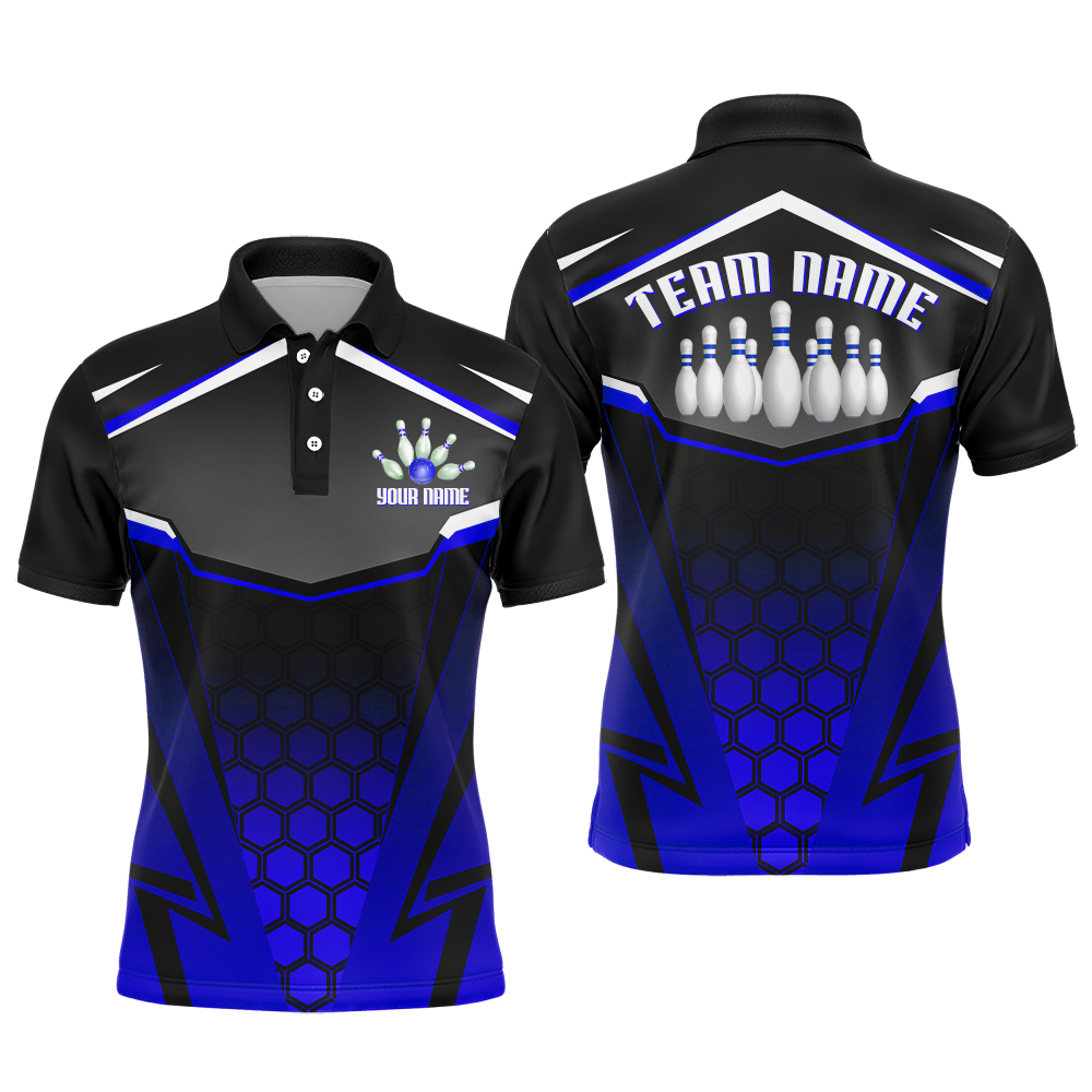 Personalized Bowling Shirt Multicolor Bowling Team League Men Bowling Jersey Polo Shirt Unisex QZT265
