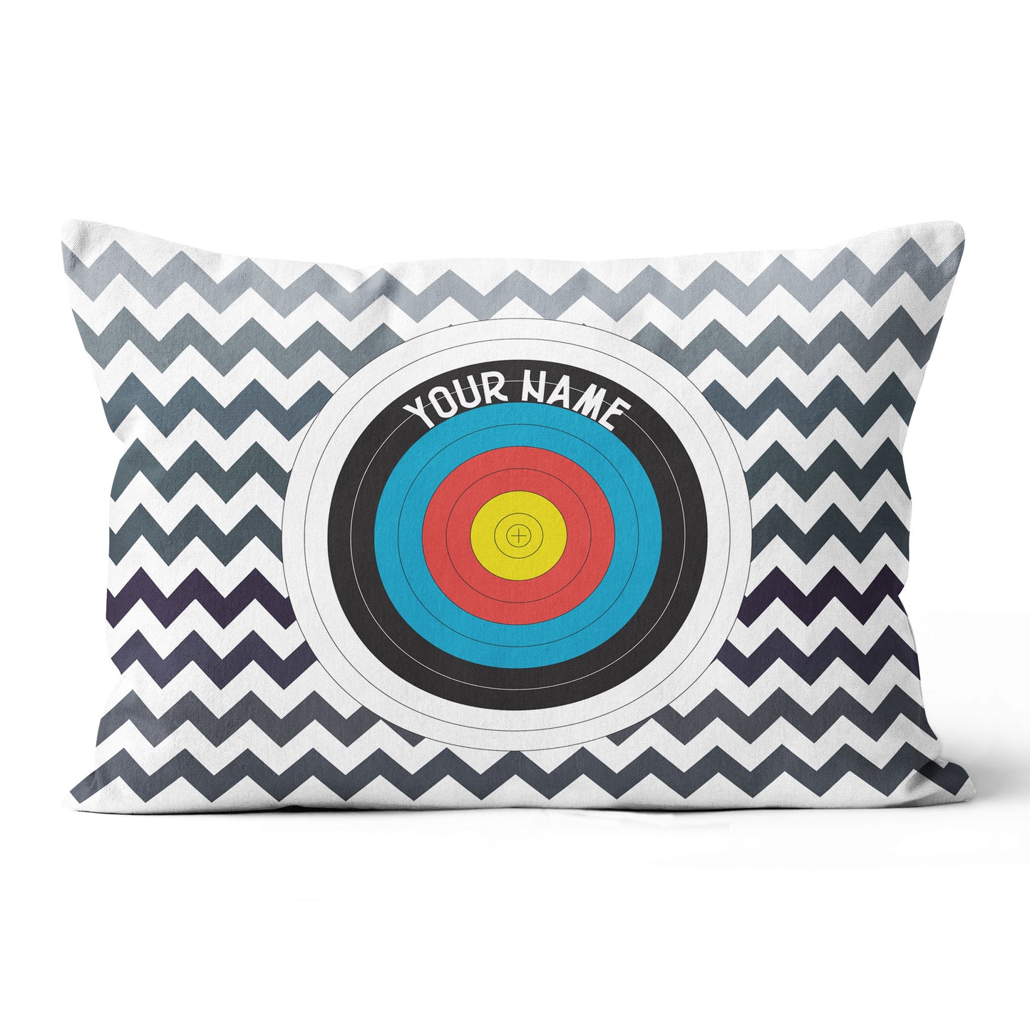 Personalized Archery 3d Target Throw Pillow Best Custom Target Pillows TDM0764