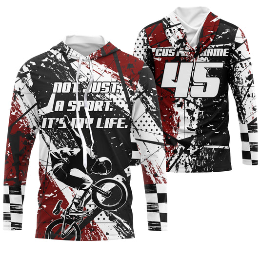 BMX Life Red BMX jersey adult kid bike shirt UPF30+ cycling gear BMX bicycle motocross racewear| SLC83