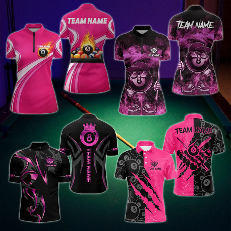 Pink Billiard Shirts