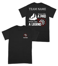Load image into Gallery viewer, Score Like A Pro Drink Like A Legend Dart T-Shirt, Custom Team Shirt, Darts For Gift NYN0121