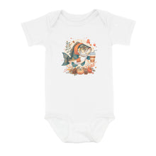 Load image into Gallery viewer, Cute Fish Enjoy The Autumn Fall Fishing Infant Fishing Shirts, Thanksgiving Baby Onesie IPHW7153