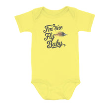 Load image into Gallery viewer, I'M One Fly Baby Infant Fishing Shirts, Newborn Fishing Gifts Baby Bodysuit Outfit IPHW7138