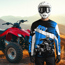 Load image into Gallery viewer, Custom Blue ATV Motocross Jersey for Adult Kids Youth Quad Dirt Bike Racing Shirt For Men Women NHN001