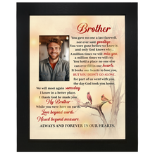 Load image into Gallery viewer, Brother Memorial Shadow Box Memorial Gifts for Loss of Brother, Picture Frame in Memory of Brother TND10