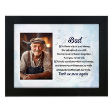 Load image into Gallery viewer, Dad Memorial Shadow Box, Dad Memory Picture Frame Sympathy gifts for Loss of Dad, Loss of Father TND8