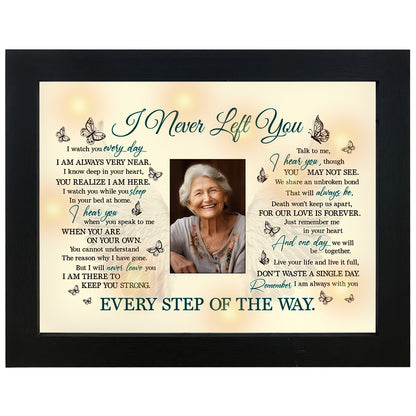 Memorial Shadow Box - I Never Left You, Memory Picture Frame Sympathy Gifts for Loss of Loved One TND2
