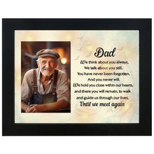 Load image into Gallery viewer, Dad Memorial Shadow Box, Dad Memory Picture Frame Sympathy gifts for Loss of Dad, Loss of Father TND8