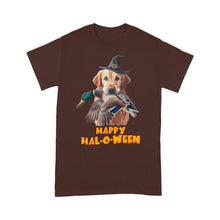 Load image into Gallery viewer, Golden Retriever duck hunting Halloween T-shirt FSD4598 D02