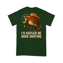 Load image into Gallery viewer, I&#39;d Rather Be Duck Hunting Fox Red Labs Dog Men T-shirt FSD4706 D03