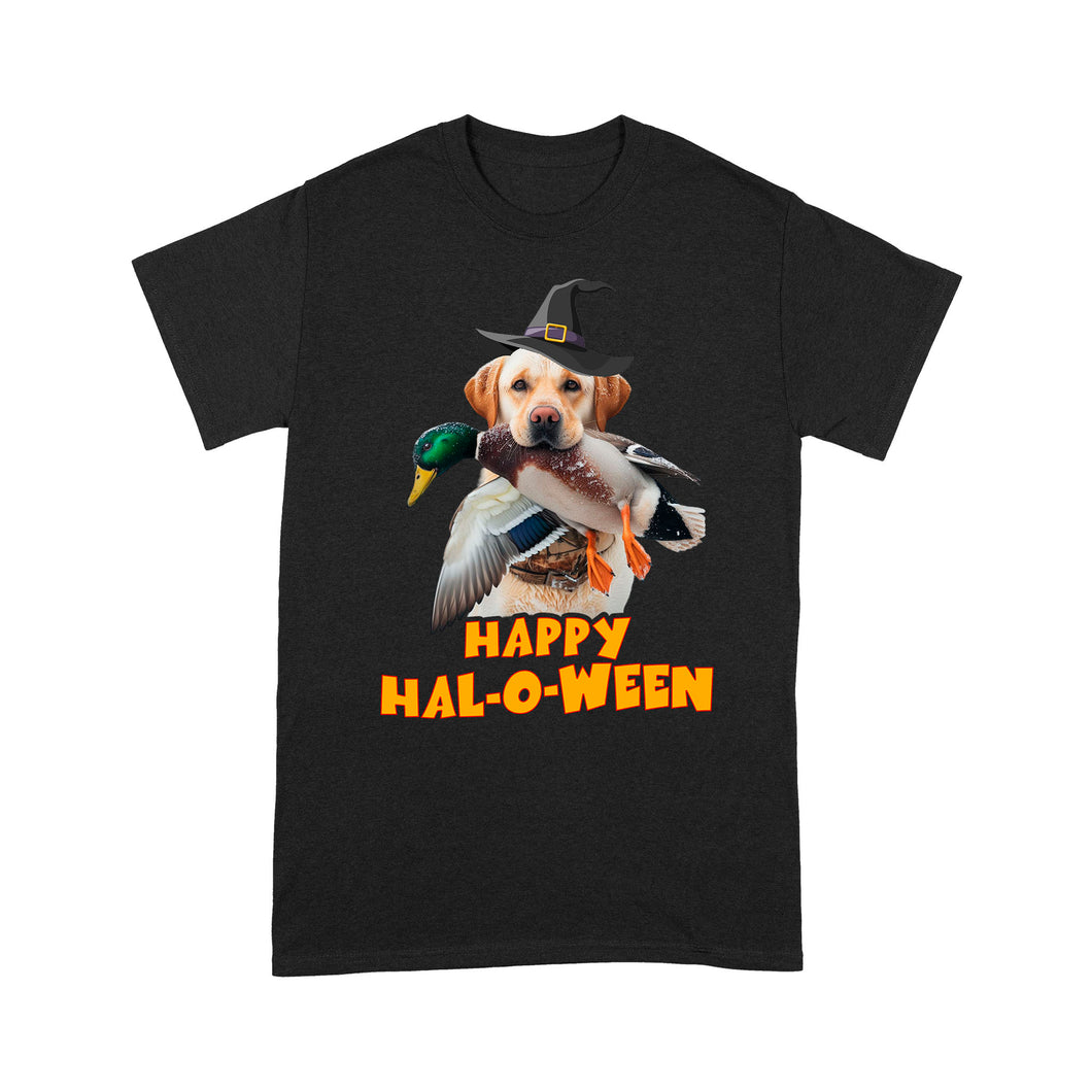 Yellow Labs duck hunting Halloween T-shirt FSD4597 D02