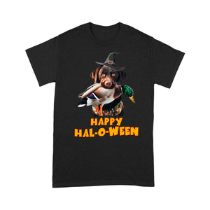 Chocolate Labs duck hunting Halloween T-shirt FSD4596 D02