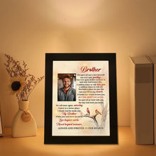 Load image into Gallery viewer, Brother Memorial Shadow Box Memorial Gifts for Loss of Brother, Picture Frame in Memory of Brother TND10