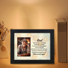 Load image into Gallery viewer, Dad Memorial Shadow Box, Dad Memory Picture Frame Sympathy gifts for Loss of Dad, Loss of Father TND8