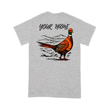 Load image into Gallery viewer, Funny Pheasant Hunting custom name T-shirt for Men FSD4702