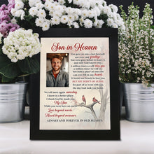 Load image into Gallery viewer, Son Memorial Shadow Box Memorial Gifts for Loss of Son Picture Frame in Memory of Son