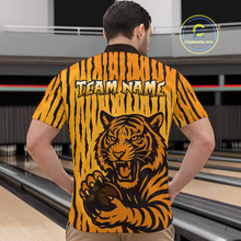 Load image into Gallery viewer, Tiger Bowling Shirts for Team Women Men Custom Bowling Jersey Polo &amp; Quarter Zip Shirt MBL187