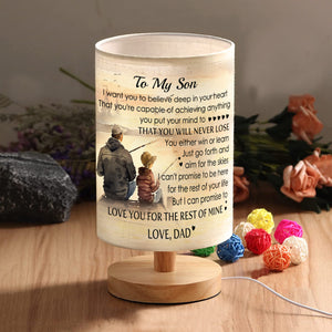 Father Son Fishing Table Lamp Son Gifts from Dad, Father and Son Fishing Lamp gift for Son CTNL1