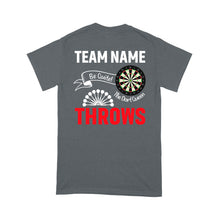 Load image into Gallery viewer, Be Quite The Dart Queen Throws Dart T-Shirt, Custom Darts Team Shirt, Darts For Gift NYN0118