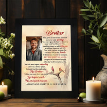 Load image into Gallery viewer, Brother Memorial Shadow Box Memorial Gifts for Loss of Brother, Picture Frame in Memory of Brother TND10