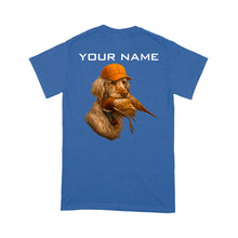 Load image into Gallery viewer, English Setter orange belton Pheasant hunting Shirt for Hunter FSD4714 D03