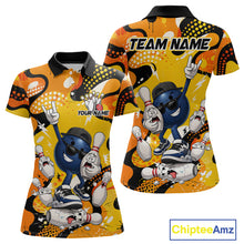 Load image into Gallery viewer, Colorful polo shirt with cartoon characters and 'Team Name' text on a white background