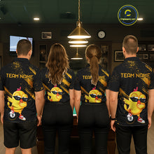 Load image into Gallery viewer, Customized Funny Chicken Billiard  8 Ball Pool Shirts for Men Billiard Jersey for Team Polo &amp; 1/4 Zip BHT4