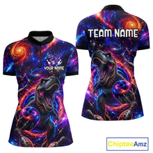 Load image into Gallery viewer, Galaxy Funny Bowling Shirt for Women Custom Bowling League Jersey Polo &amp; Quartr-Zip QZT1022