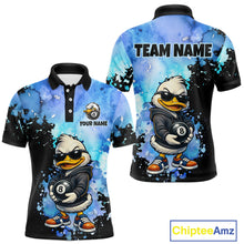 Load image into Gallery viewer, Custom Funny Duck Billiard Shirt for Men 8 Ball Billiard Team Jersey Pool Shirt Unisex BHT21