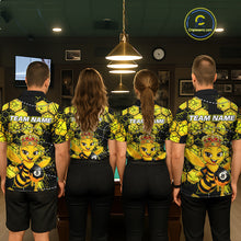 Load image into Gallery viewer, Funny Bee 8 Ball Billiard Shirts for Men Custom Billiard Team Jersey Polo &amp; 1/4 Zip BHT29
