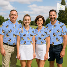 Load image into Gallery viewer, Mens Golf Polo Shirt Custom Funny German Shepherd Team Mens Golf Tops, Dog Lover Gift NHN0213