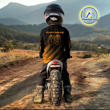 Load image into Gallery viewer, Orange Custom Motocross Jersey for Men Women Kid Dirt Bike Shirts Motorcycle Shirt XM458