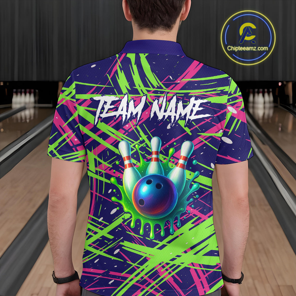Custom Bowling Shirts for Team Women Men Custom Bowling Polo and 1/4 Zip Shirt MBL227