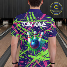 Load image into Gallery viewer, Custom Bowling Shirts for Team Women Men Custom Bowling Polo and 1/4 Zip Shirt MBL227