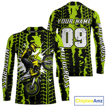 Load image into Gallery viewer, Custom Motocross Jersey for Kids Women Men Dirt Bike Shirts Motorcycle Riding Shirt XM497