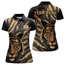 Load image into Gallery viewer, Tiger Bowling Shirts for Team Women Men Custom Tiger Bowling Polo &amp; 1/4 Zip Shirt MBL183