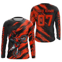 Load image into Gallery viewer, Red Motocross Jersey Men Kid Women Dirt Bike Jersey Custom Motorcycle Riding Shirt XM483
