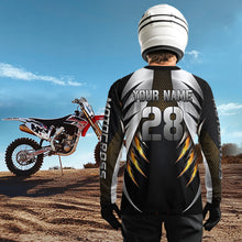 Load image into Gallery viewer, Custom Motocross Jersey for Kid Adult Dirt Bike Shirts Men Kid Women Riding Shirt XM490