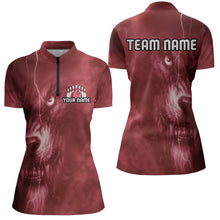 Load image into Gallery viewer, Wolf Bowling Shirts for Team Women Men Custom Wolf Bowling Jerseys for Couples MBL204