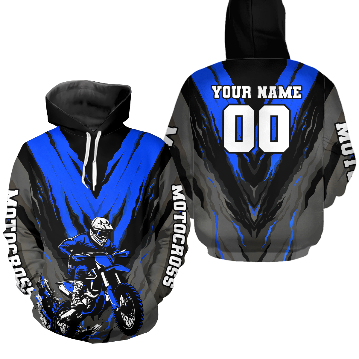 Personalized Motocross Hoodie Men Women Dirt Bike Racing Hoodie Custom Riding Shirt MH443