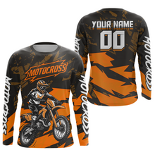 Load image into Gallery viewer, Orange Custom Motocross Racing Jersey Men Women Kid Dirt Bike Shirts Off road Shirt XM468