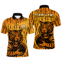 Load image into Gallery viewer, Tiger Bowling Shirts for Team Women Men Custom Bowling Jersey Polo &amp; Quarter Zip Shirt MBL187