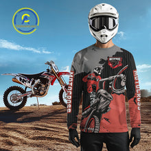Load image into Gallery viewer, Red Custom Motocross Racing Jersey for Kid Men Women Dirt Bike Shirts Moto Shirt XM478