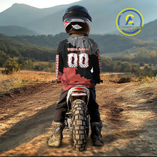 Load image into Gallery viewer, Red Custom Motocross Racing Jersey for Kid Men Women Dirt Bike Shirts Moto Shirt XM478