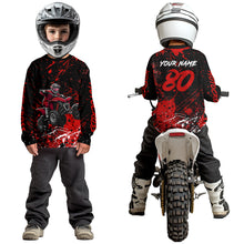 Load image into Gallery viewer, Red Youth ATV Motocross Shirts Kid Men Women Custom Off-Road Quad Bike Shirt UPF30+ DNT77