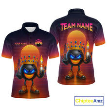 Load image into Gallery viewer, Custom Funny Bowling Jersey for Men Bowling Uniform Polo &amp; 1/4 Zip Bowling Team Shirts HNT129